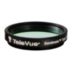 TeleVue Filters Filter OIII Bandmate Type 2 1,25" zwart 1,25 inch OIII-filter met groene glaslaag en TeleVue Bandmate Type 2 opdruk op witte achtergrond