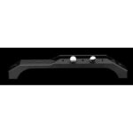 William Optics 243mm Handvat (4) William Optics 243mm handvat onderaanzicht met afgerond ontwerp en bevestigingspunten