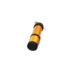 William Optics 32mm Guidescope UniGuide Gold (3) iii. William Optics 32mm UniGuide Gold guidescope vooraanzicht met objectiefdop