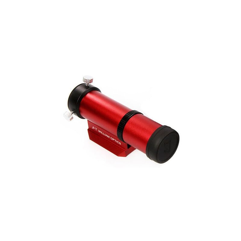 William Optics 32mm Guidescope UniGuide Red 2 William Optics 32mm Guidescope UniGuide Red 3 ii. William Optics 32mm UniGuide Red guidescope zijaanzicht met focusknoppen