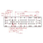 William Optics 400mm Losmandy Swan Series (7) William Optics 400mm technische tekening met afmetingen in millimeters