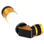 William Optics 50mm 1.25 Zoeker Oprichten en Zijwaarts kijken (3) William Optics 50mm 1.25 zoeker schuinaanzicht met zijwaartse kijkhoek en Dura-Bright diagonaal