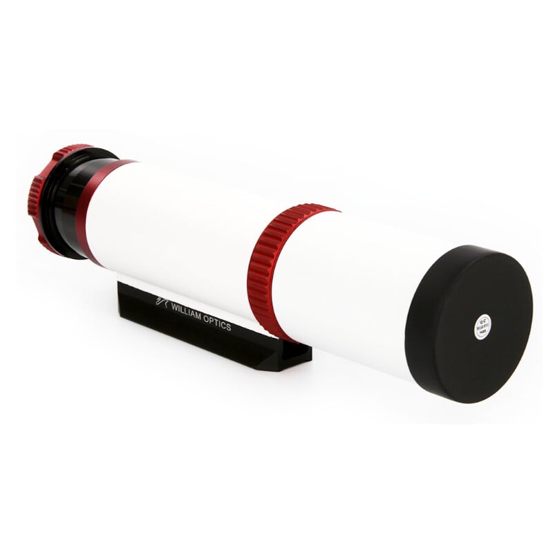 William Optics 50mm Guidescope UniGuide Red 2 William Optics 50mm Guidescope UniGuide Red 2 ii. William Optics 50mm UniGuide Red guidescope schuin achteraanzicht met Rotolock klem