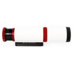 William Optics 50mm Guidescope UniGuide Red (3) iii. William Optics 50mm UniGuide Red guidescope zijaanzicht met montagerail