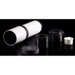 William Optics 50mm f4.0 RotoLock Guidescope (3) William Optics 50mm f/4.0 schuin vooraanzicht met focus op de helical focuser
