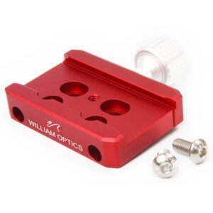 William Optics 90mm rode zwaluwstaartklem met schroeven en logo voor Vixen-rail