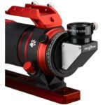 William Optics 90° 1,25 Zenitprisma Cat 51 WIFD (1) William Optics 90° zenitprisma gemonteerd op William Optics RedCat 51 WIFD telescoop