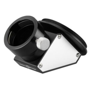 William Optics 90° zenitprisma zijaanzicht met ringklem en oculairaansluiting