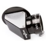 William Optics 90° 1,25 Zenitprisma RedCat (3) William Optics 90° prisma zijaanzicht met ringklem en zilverkleurige prismabehuizing