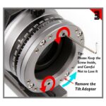 William Optics 90° 1,25 Zenitprisma RedCat (6) William Optics 90° prismamontage volledig bevestigd op RedCat 51 telescoop