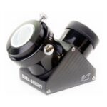 William Optics 90° 2 Diagonaal Spiegel Dura Bright (1) William Optics 90° diagonaal vooraanzicht met Dura-Bright opschrift en carbon zijpaneel