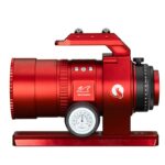 William Optics AP 51178 Apochromatische refractor MiniCat WIFD OTA (1) William Optics AP 51/178 Apochromatische refractor zijaanzicht met focuswiel en rotatie-adapter.