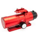 William Optics AP 51250 Apochromatische refractor RedCat WIFD (4) William Optics AP 51/250 Apochromatische refractor RedCat WIFD zijaanzicht met de interne WIFD-scherpstelknop.