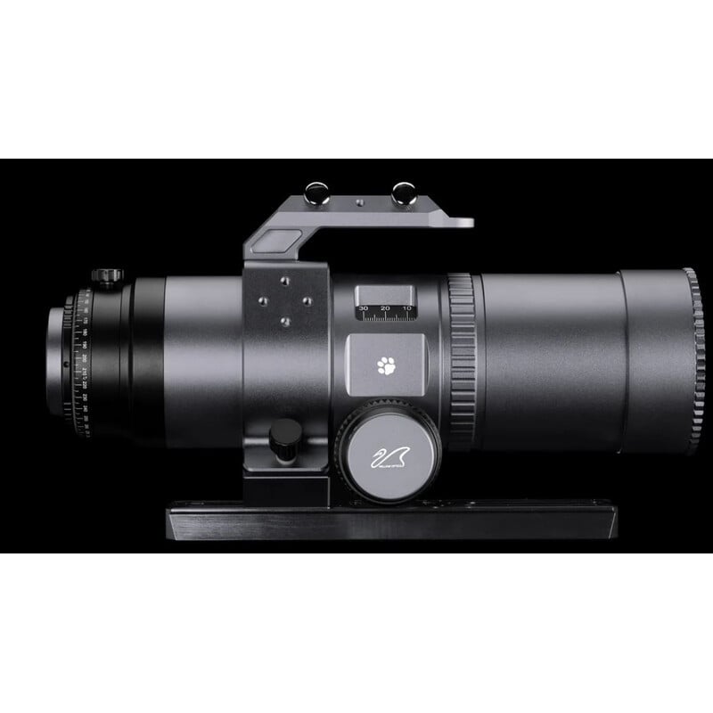 William Optics AP 51/250 Apochromatische refractor SpaceCat WIFD OTA 2 William Optics AP 51250 Apochromatische refractor SpaceCat WIFD OTA 10 William Optics AP 51/250 compleet zijaanzicht van de SpaceCat OTA.