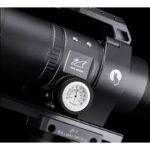 William Optics AP 51250 Apochromatische refractor SpaceCat WIFD OTA (6) William Optics AP 51/250 detailopname van de scherpstelring en tilt adapter.