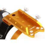 William Optics AP 61 360 ZS61 II Apochromatische refractor ZenithStar OTA (9) William Optics AP 61/360 ZS61 II bovenaanzicht van de handgreep met Vixen-stijl zadel