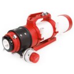 William Optics AP 71 420 GT 71 Apochromatische refractor Gran Turismo (3) William Optics AP 71/420 GT 71 achteraanzicht met 2,5-inch R&P focuser en fijnregeling