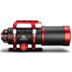 William Optics AP 76 365 76 30th Apochromatische refractor UltraCat WIFD Anniversary Edition (2) William Optics AP 76/365 76 30th Apochromatische refractor zijaanzicht gemonteerd op de zwaluwstaart.