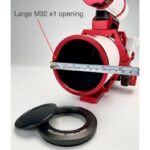 William Optics AP 81 478 81 Apochromatische refractor GranTurismo WIFD OTA (7) William Optics AP 81/478 81 met meetlint dat het interne focussysteem (WIFD) demonstreert