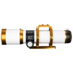 William Optics AP 81 559 81 Apochromatische refractor ZenithStar WIFD Goud OTA (4) William Optics AP 81/559 81 bovenaanzicht van de telescoop
