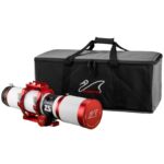 William Optics AP 81 559 81 Apochromatische refractor ZenithStar WIFD Red OTA (8) William Optics AP 81/559 81 vooraanzicht met het Bahtinov-masker en objectiefdop