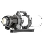 William Optics AP 91 540 Apochromatische refractor Space Gray OTA (3) William Optics AP 91/540 zijaanzicht OTA met ingeklapte dauwkap en focuser in detail