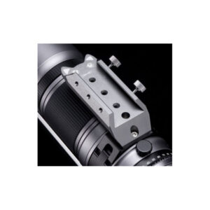 William Optics Accessoireschoen zijaanzicht gemonteerd op telescoop met montageschroeven