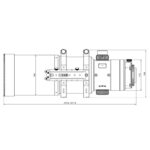 William-Optics-Apochromatische-refractor-AP-108-518-UltraCat-WIFD (7) William Optics AP 108/518 technische tekening met optiek- en bouwspecificaties