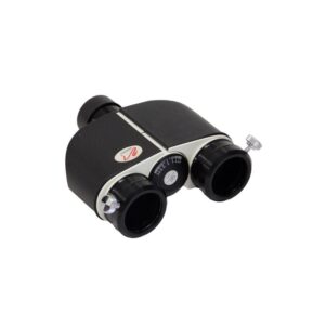Telescoop 32 William Optics Binoviewers op telescoop te bevestigen met toebehoren 1 William Optics Binoviewers bovenaanzicht met beide oculairhouders en scherpstelringen