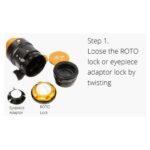 William Optics Flat68III Flattener (5) William Optics Flat68III stap 1 demontage filtermodule en zicht op M46/M48 adapters