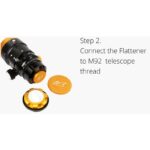 William Optics Flat68III Flattener (6) William Optics Flat68III stap 2 aansluiting van flattener op telescoop via M92