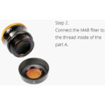 William Optics Flat68III Flattener (8) William Optics Flat68III stap 4 eindmontage van onderdeel A op de flattener