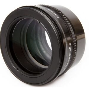 William Optics Flat7A flattener vooraanzicht met lenscoating en M92 schroefdraad