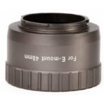 William Optics M48 Adapter Sony E (2) William Optics M48 adapter zijaanzicht met geribbelde gripring en M48 aanduiding