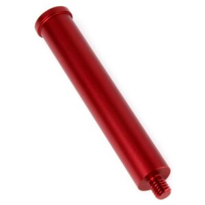 William Optics Tegengewicht zijaanzicht rood verlengstuk met schroefdraad