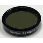 iOptron 1,25 H-alpha filter met 7nm bandbreedte in zwarte aluminium behuizing
