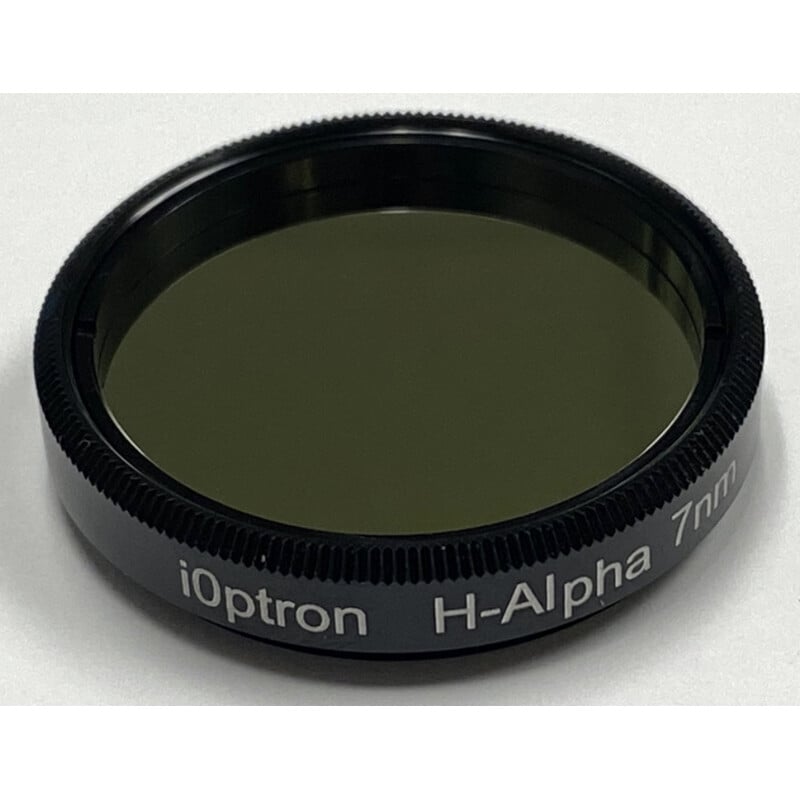 iOptron 1,25" Filters H-alpha 1 iOptron 125 Filters H alpha iOptron 1,25 H-alpha filter met 7nm bandbreedte in zwarte aluminium behuizing