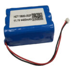 iOptron 4400mAh lithium-ion batterij blauw verpakt met 11,1V output en aansluiting voor AZ Mount Pro montering