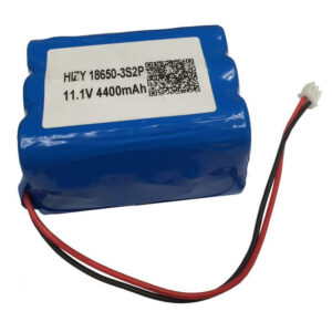 iOptron 4400mAh lithium-ion batterij blauw verpakt met 11,1V output en aansluiting voor AZ Mount Pro montering