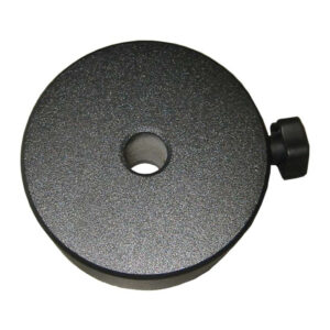 iOptron 4.5kg 20mm zwart metalen contragewicht met centrale boring en vergrendelschroef voor 20 mm stang