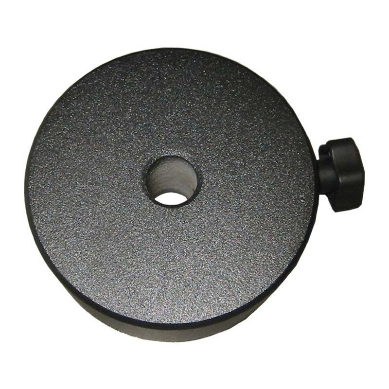 iOptron 4.5kg 20mm Tegengewicht 1 iOptron 45kg 20mm Tegengewicht iOptron 4.5kg 20mm zwart metalen contragewicht met centrale boring en vergrendelschroef voor 20 mm stang