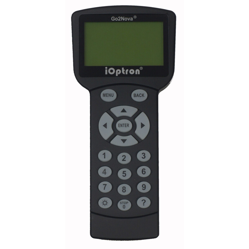 iOptron 8410 Hand Controller Go2Nova® 1 iOptron 8410 Hand Controller Go2Nova® iOptron 8410 Go2Nova handbediening met 8-regelig lcd-scherm en numeriek toetsenbord