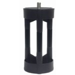 iOptron CEM26/GEM28 8 zuilverlenging MiniPier met open cilindervormig ontwerp in zwart aluminium