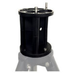 iOptron CEM40/HAE43/HEM44/GEM45 zuilverlenging MiniPier gemonteerd op statiefbasis met bovenplaatbevestiging