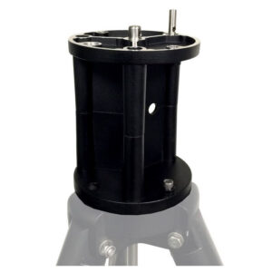 iOptron CEM40/HAE43/HEM44/GEM45 zuilverlenging MiniPier gemonteerd op statiefbasis met bovenplaatbevestiging