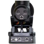 iOptron CEM70 EC2N-NUC Montering iPolar (2) iOptron CEM70EC2-NUC achteraanzicht van aansluitingen en kabelbeheer met poorten voor GPS en NUC