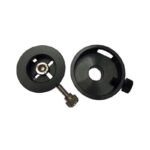 iOptron CGE M EQ6 AZ EQ6 iPolar Adapter (2) iOptron CGEM/EQ6/AZ-EQ6 iPolar adapter onderaanzicht met zichtbare inwendige aansluiting en schroefsysteem