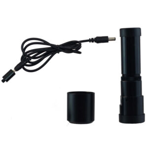 iOptron GEM28 poolzoeker kit met verlichte AccuAlign zoeker, LED-kabel en afdekdop voor exacte uitlijning