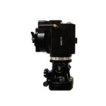 iOptron HAE16C AZ EQ Montering Dual SWG Hybrid (2) iOptron HAE16C AZ/EQ recht zijaanzicht van behuizing met motoronderdelen en bevestigingsklemmen