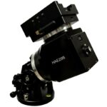 iOptron HAE29B AZ EQ Montering Dual SWG iMate (1) iOptron HAE29B AZ/EQ zijaanzicht van montering met iMate control box en Vixen/Losmandy-sleepklem